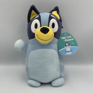 Squishmallows KellyToy Soft Plush HugMee Bluey the Dog 10" New with Tag